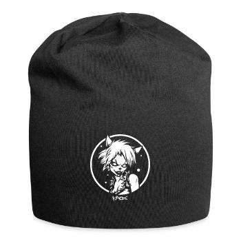 A Werewolf Lady: Horror Emblem - Jersey Beanie - black - Front