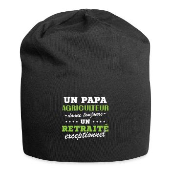 A Farmer Dad Gives an Exceptional Retiree - Jersey Beanie - black - Front