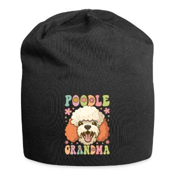 Groovy Hundeliebhaberin - Jersey-Beanie - Schwarz - Vorne