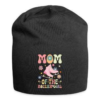 Rollschuhlaufen Skater Girl Mom - Jersey-Beanie - Schwarz - Vorne