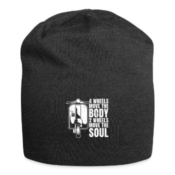 Trottinette - Bonnet en jersey - charbon - Devant