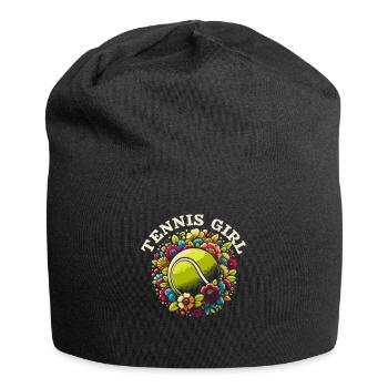 Tennis Tennis Player Tennis Girl - Jersey Beanie - black - Front