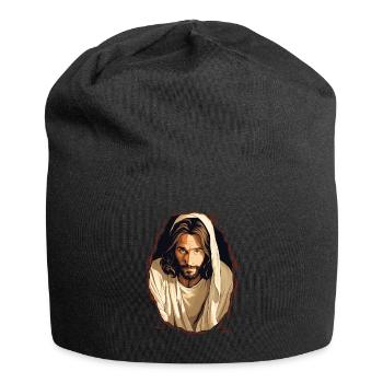 Le gars qui ressemble à Jésus en moi sort - Bonnet en jersey - noir - Devant