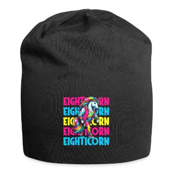 80s Eighties Unicorn Eighticorn - Jersey Beanie - black - Front