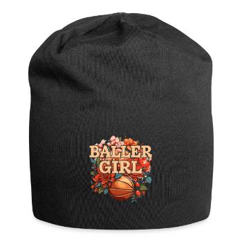 Basketball Girl Baller Girl - Jersey Beanie - black - Front