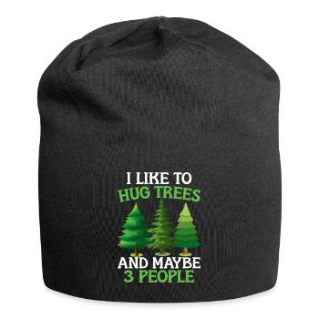 Tree conservationists and environmentalists - Jersey Beanie - black - Front