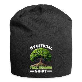 Défenseurs des arbres et écologistes - Bonnet en jersey - noir - Devant