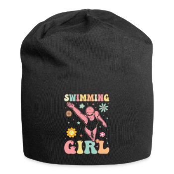 Groovy swimmer - Jersey Beanie - black - Front
