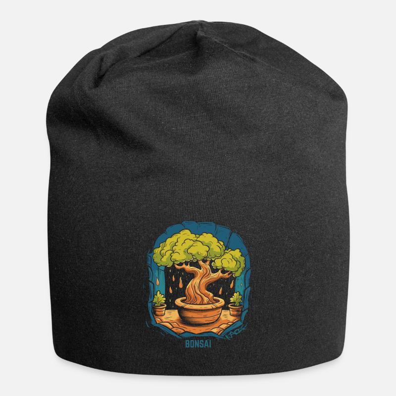 Bonsai - Jersey-Beanie - Schwarz