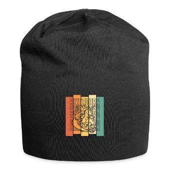 Motorroller Einhorn Scootercorn - Jersey-Beanie - Schwarz - Vorne