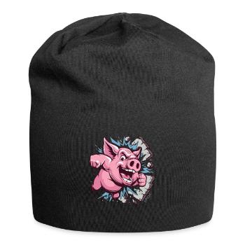Soul- and wall-shattering action - Jersey Beanie - black - Front
