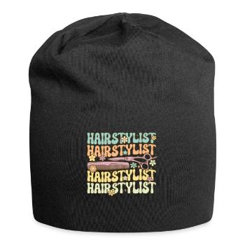 Groovy Friseur - Jersey-Beanie - Schwarz - Vorne