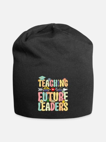 Groovy Teacher Job Schullehrerin - Jersey-Beanie - Schwarz