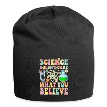 Professeur de sciences groovy - Bonnet en jersey - noir - Devant