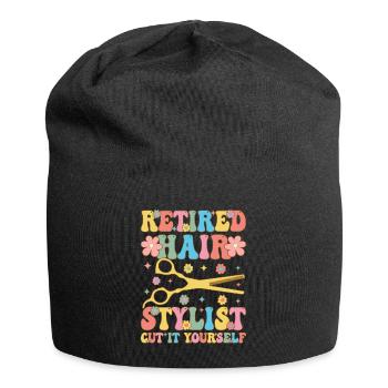 Groovy Hairdresser - Jersey Beanie - black - Front