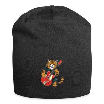 E Gitarre Elektrogitarre - Jersey-Beanie - Anthrazit - Vorne