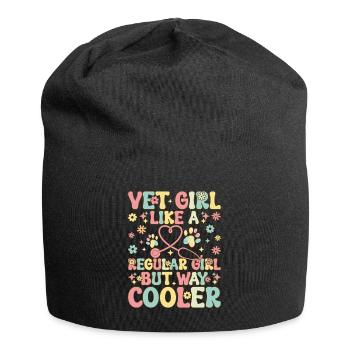 Vétérinaire Vétérinaire - Bonnet en jersey - noir - Devant