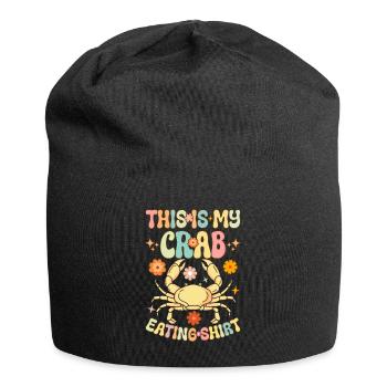 Groovy Crab Lovers Seafood Lovers - Jersey Beanie - black - Front