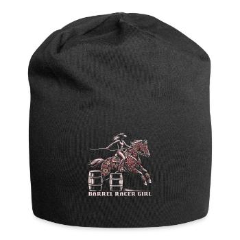 Barrel Racing Western Riding Barrel Racing - Jersey Beanie - black - Front