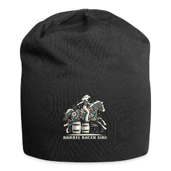 Barrel Racing Western Riding Barrel Racing - Jersey Beanie - black - Front