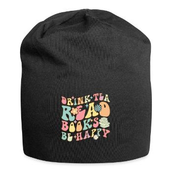Lecteur de livres Groovy - Bonnet en jersey - noir - Devant