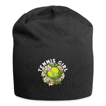Tennis Tennis Player Tennis Girl - Jersey Beanie - black - Front