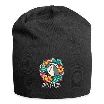 Basketball Girl Baller Girl - Jersey Beanie - black - Front