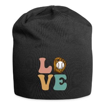 LOVE Baseball Catcher Catcher joueur - Bonnet en jersey - noir - Devant