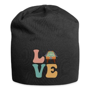 LOVE foosball table - Jersey Beanie - black - Front
