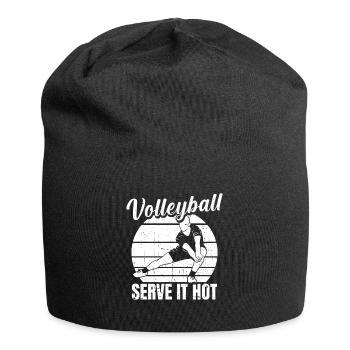 Volley-ball Volley-ball - Bonnet en jersey - noir - Devant