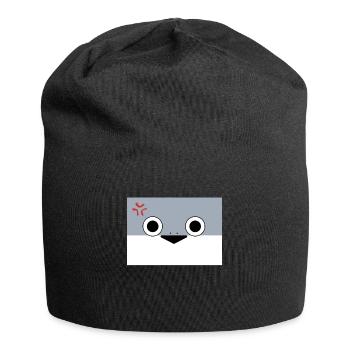 Sacambaspis Antiker Fisch Meme verärgert - Jersey-Beanie - Schwarz - Vorne