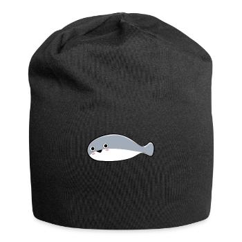 Sacambaspis Ancien Poisson Meme Mignon - Bonnet en jersey - noir - Devant