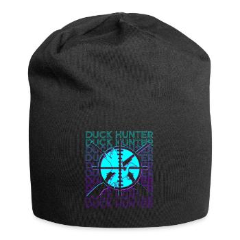 Duck Hunter Duck Hunting Retro - Jersey Beanie - black - Front