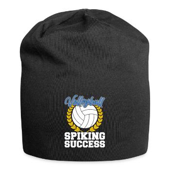 Volleyball Volleyballer - Jersey-Beanie - Schwarz - Vorne
