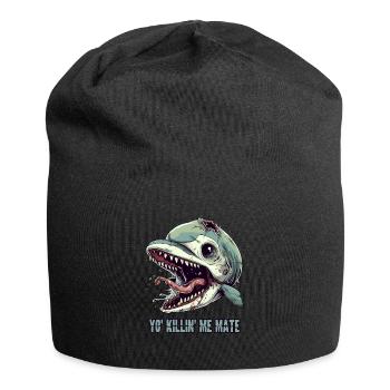 Beschwerde vom Zombie Delfin - Jersey-Beanie - Schwarz - Vorne