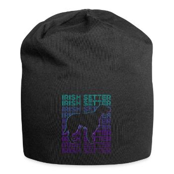 Irish Setter Hund Retro - Jersey-Beanie - Schwarz - Vorne