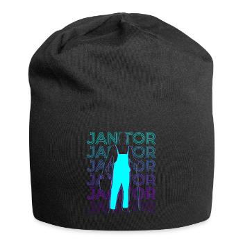 Nettoyant Gardien Rétro - Bonnet en jersey - noir - Devant