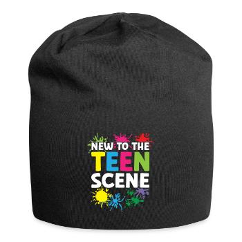 13e anniversaire fête Bday treizième anniversaire - Bonnet en jersey - noir - Devant