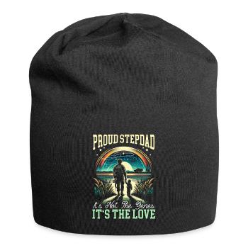 Father's Day, Stepdad, Fatherhood, Best Dad - Jersey Beanie - black - Front