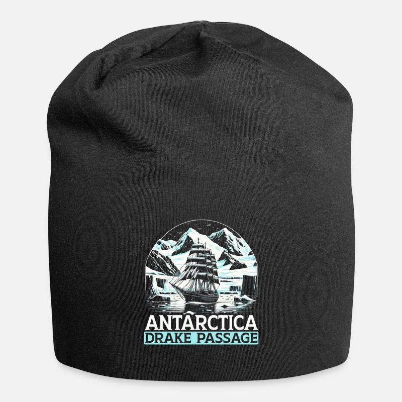 Strait Antarctica Expedition - Jersey Beanie - black