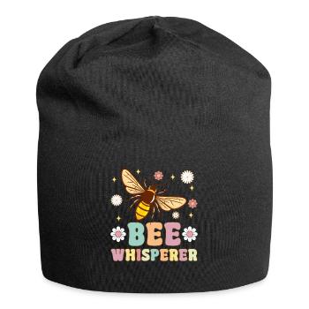 Bee Whisperer Beekeeper Beekeeping - Jersey Beanie - black - Front