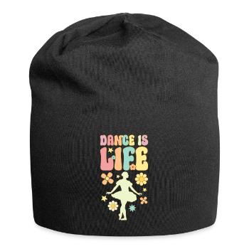 Dance Is Life Groovy Ballet Dance Dancer Baller - Jersey Beanie - black - Front