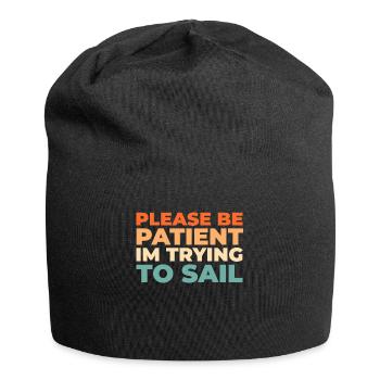 Sailing, Sailing, Sailboat, Navigation - Jersey Beanie - black - Front
