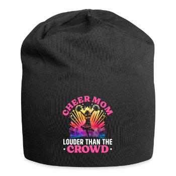 muCheerleading Mutter Muttertag Geschenk - Jersey-Beanie - Schwarz - Vorne