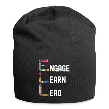 Lehrer Englischlehrer Unterricht - Jersey-Beanie - Schwarz - Vorne
