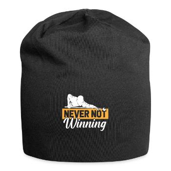 Billard - Jersey-Beanie - Schwarz - Vorne
