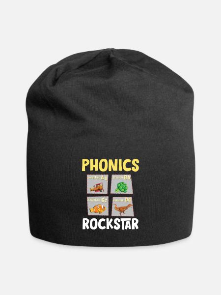 Phonics-Bewusstsein, Leseverständnis Phonic - Jersey-Beanie - Schwarz