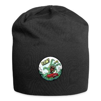 Zombie Hand aus dem Grab mit rohem Fleisch - Jersey-Beanie - Schwarz - Vorne