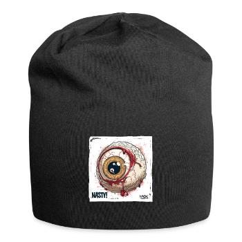 A nasty disgusting eye - Jersey Beanie - black - Front