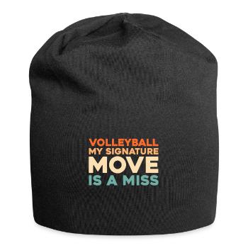 Volleyball Volleyball Players - Jersey Beanie - black - Front